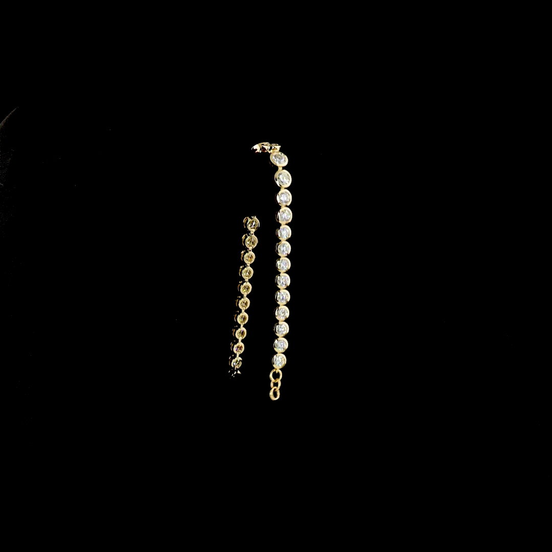 6.24 CTTW Round Lab Diamond Tennis Bracelet (E Color and VS Clarity)