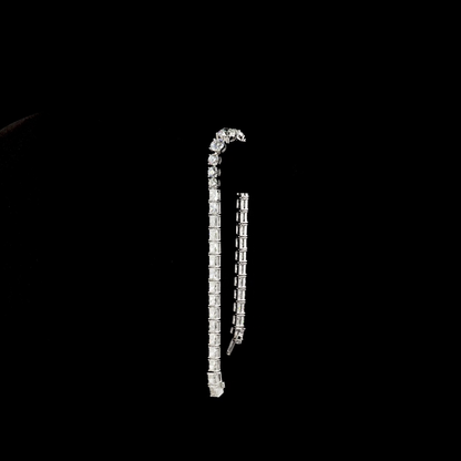 10.71 CTTW Round Lab Grown Diamond Riviera Bracelet 7" (D Color and VVS1 Clarity)