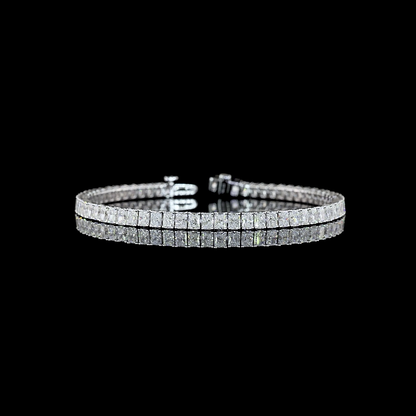 8.00 CTTW Radiant Lab Diamond Tennis Bracelet (E Color and VS Clarity)