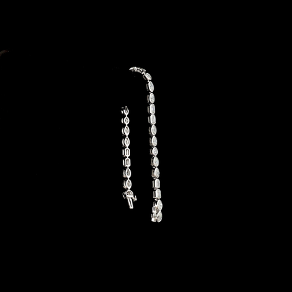 6.56 CTTW MIX Lab Grown Diamond Tennis Bracelet 6.5" (E Color and VS Clarity)