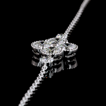 3.07 CTTW Round Lab Diamond Special Bracelet (E Color and VS Clarity)