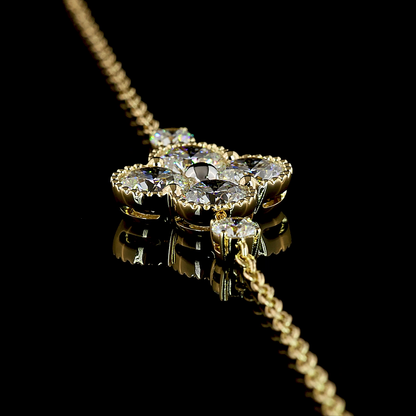 3.08 CTTW Round Lab Diamond Special Bracelet (E Color and VS Clarity)