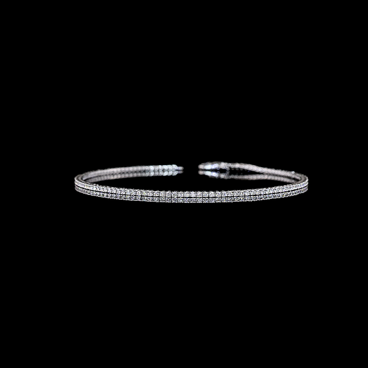 0.85 CTTW Round Lab Diamond Tennis Bracelet (E Color and VS Clarity)