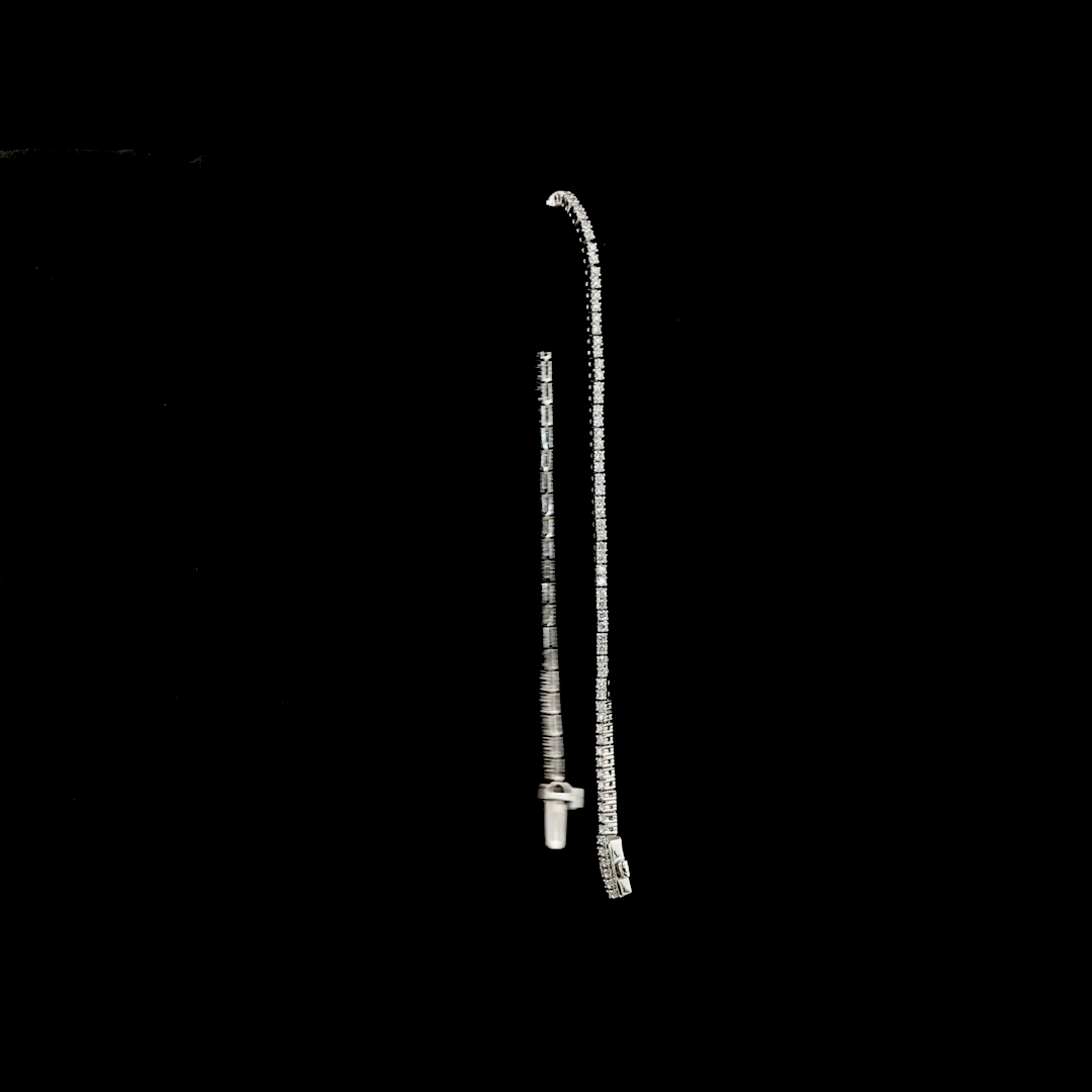 0.99 CTTW Round Lab Diamond Tennis Bracelet (E Color and VS Clarity)