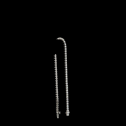 5.14 CTTW Round Lab Diamond Tennis Bracelet (E Color and VS Clarity)