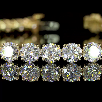 20.13 CTTW Round Lab Grown Diamond Tennis Bracelet 6.5" (E Color and VS Clarity)
