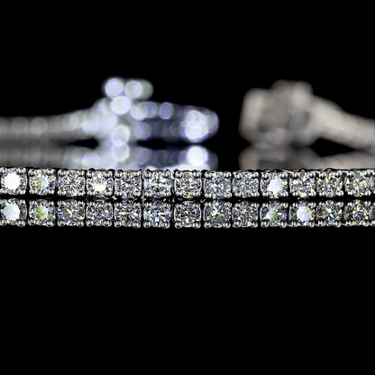 1.35 CTTW Round Lab Grown Diamond Tennis Bracelet 7" (E/F Color and VS1/VS2 Clarity)