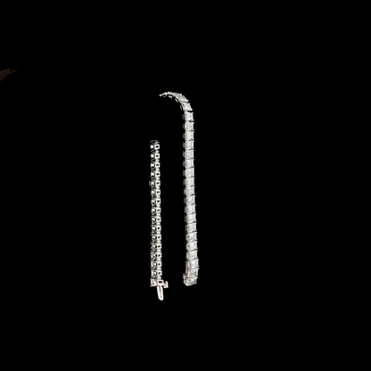 21.47 CTTW Emerald Lab Diamond Tennis Bracelet (E Color and VS Clarity)
