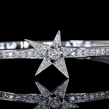 2.61 CTTW Round Lab Diamond Bangles Bracelet (F Color and VS1 Clarity)