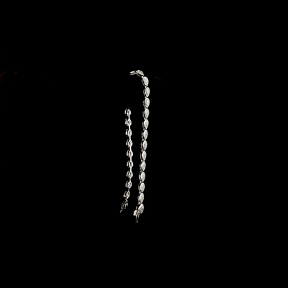 4.64 CTTW Pear Lab Grown Diamond Tennis Bracelet 7" (E Color and VS Clarity)