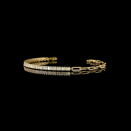 1.35 CTTW Baguette Lab Diamond Special Bracelet (E Color and VS Clarity)