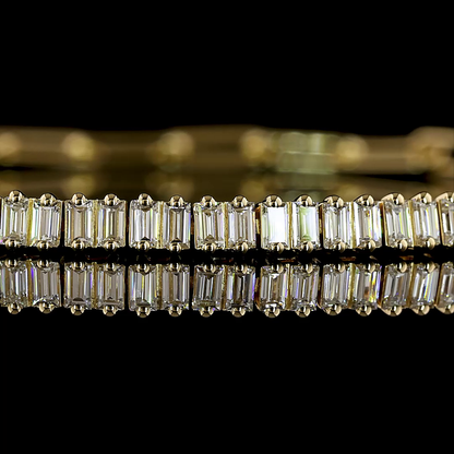 1.35 CTTW Baguette Lab Diamond Special Bracelet (E Color and VS Clarity)