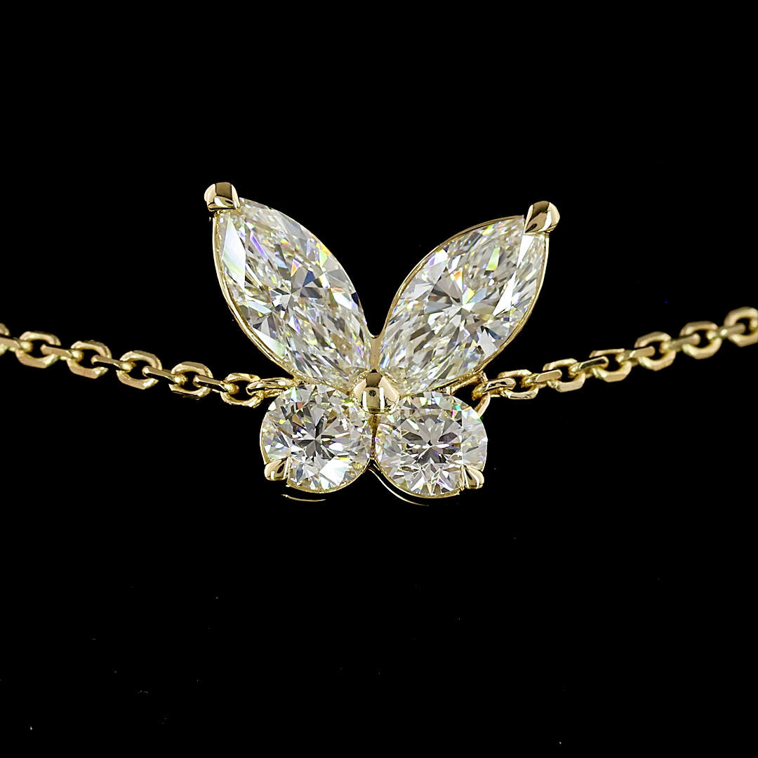 2.36 CTTW Marquise Lab Diamond Station Bracelet (F Color and VS1 Clarity)