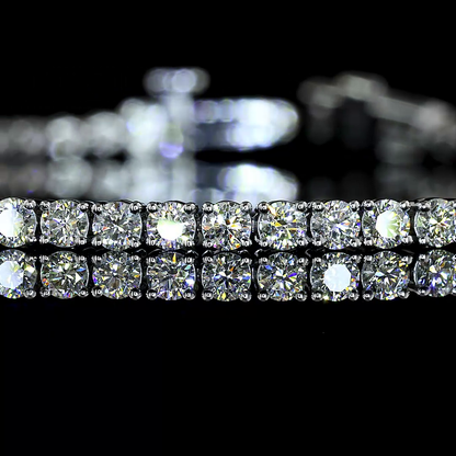 3.03 CTTW Round Lab Diamond Tennis Bracelet (H Color and SI Clarity)