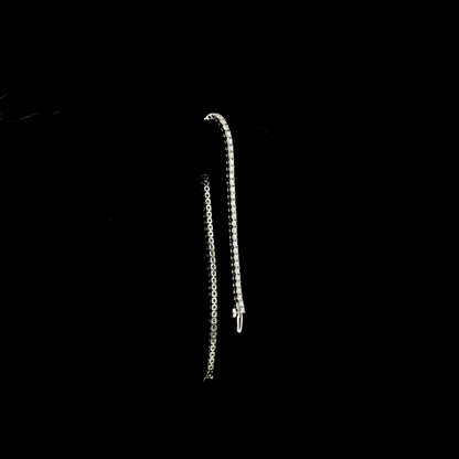3.03 CTTW Round Lab Diamond Tennis Bracelet (H Color and SI Clarity)