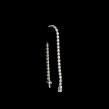 10.04 CTTW Round Lab Grown Diamond Tennis Bracelet 6.5" (E Color and VS1 Clarity)