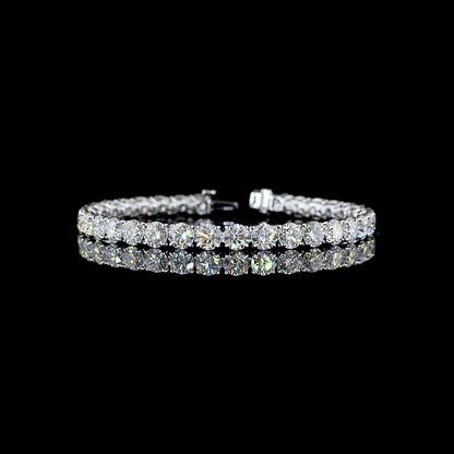 17.03 CTTW Round Lab Grown Diamond Tennis Bracelet 7" (E Color and VS1 Clarity)