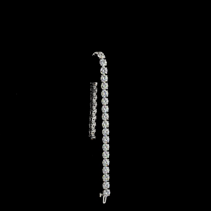 17.03 CTTW Round Lab Grown Diamond Tennis Bracelet 7" (E Color and VS1 Clarity)