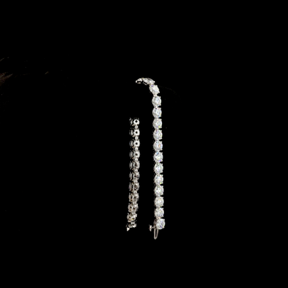 19.67 CTTW Round Lab Grown Diamond Tennis Bracelet 6.5" (E Color and VS1 Clarity)