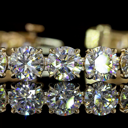 20.01 CTTW Round Lab Diamond Tennis Bracelet (E Color and VS1 Clarity)
