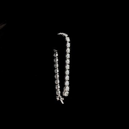 26.05 CTTW Round Lab Grown Diamond Tennis Bracelet 6.5" (F/E Color and VS1 Clarity)