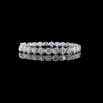 26.36 CTTW Round Lab Grown Diamond Tennis Bracelet 7" (E/F/D Color and VS1/VS2/VVS2 Clarity)