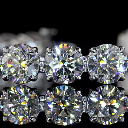 26.36 CTTW Round Lab Grown Diamond Tennis Bracelet 7" (E/F/D Color and VS1/VS2/VVS2 Clarity)