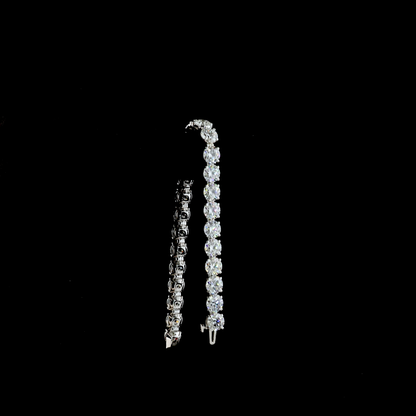 26.36 CTTW Round Lab Grown Diamond Tennis Bracelet 7" (E/F/D Color and VS1/VS2/VVS2 Clarity)
