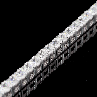 2.89 CTTW Round Lab Grown Diamond Tennis Bracelet 6.5" (F Color and VS2 Clarity)