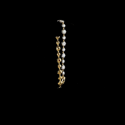 10.08 CTTW Round Lab Diamond Station Bracelet (E Color and VS1 Clarity)