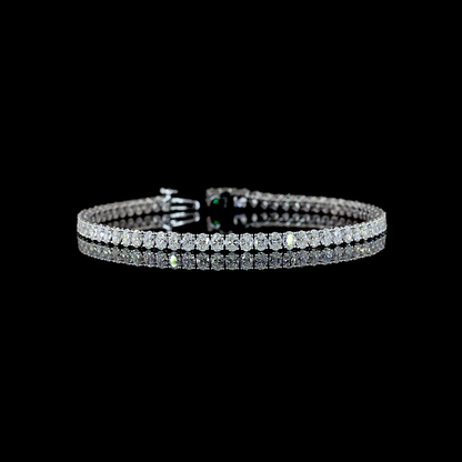 4.92 CTTW Oval Lab Diamond Tennis Bracelet (G-H Color and VS-SI Clarity)