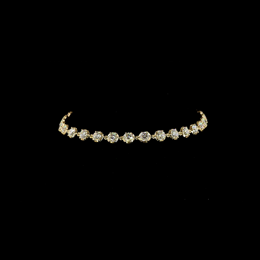 4.41 CTTW Round Lab Diamond Tennis Bracelet (H Color and SI Clarity)