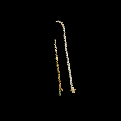 3.45 CTTW Marquise Lab Diamond Tennis Bracelet (E Color and VS1 Clarity)