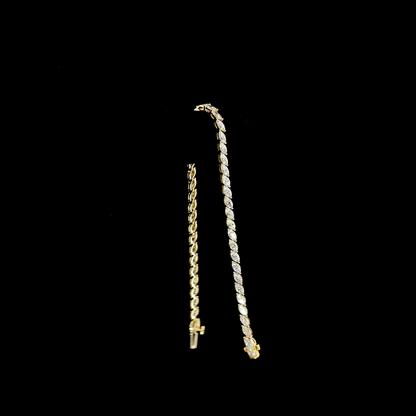 4.96 CTTW Marquise Lab Diamond Tennis Bracelet (E Color and VS1 Clarity)