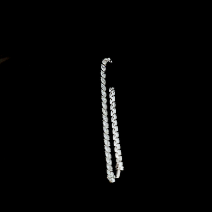 6.97 CTTW Marquise Lab Diamond Tennis Bracelet (E Color and VS1 Clarity)