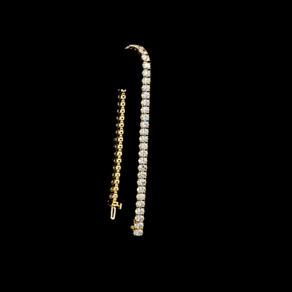 11.11 CTTW Oval Lab Diamond Tennis Bracelet (E Color and VS1 Clarity)
