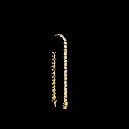 15.77 CTTW Oval Lab Grown Diamond Tennis Bracelet 7" (E Color and VS1 Clarity)