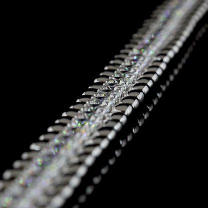 5.03 CTTW Round Lab Diamond Special Bracelet (E Color and VS1 Clarity)