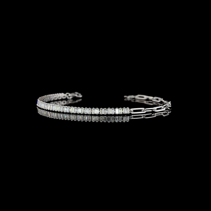 1.37 CTTW Bag Lab Grown Diamond Special Bracelet 7" (E Color and VS1 Clarity)