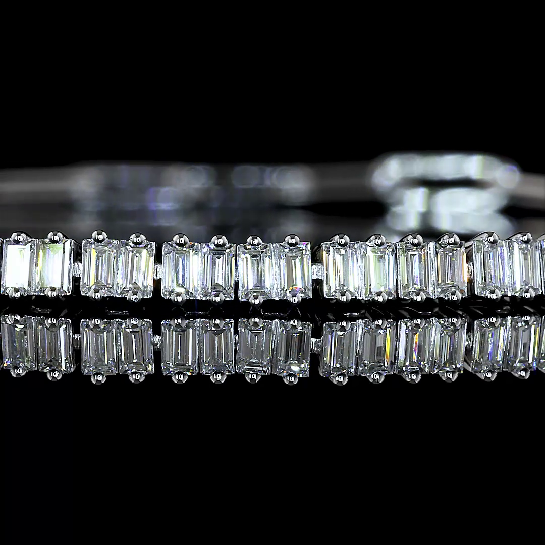 1.37 CTTW Bag Lab Grown Diamond Special Bracelet 7" (E Color and VS1 Clarity)