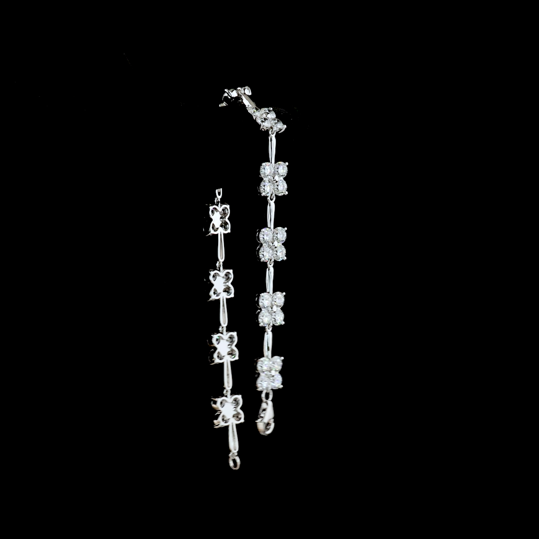 10.52 CTTW Round Lab Diamond Special Bracelet (E Color and VS1 Clarity)