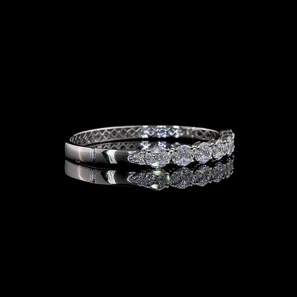 3.67 CTTW MIX Lab Grown Diamond Bangles Bracelet (E Color and VS1 Clarity)