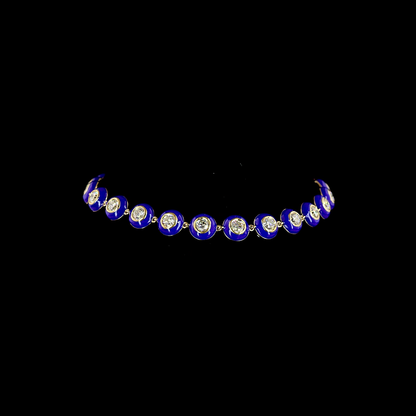 2.31 CTTW Round Lab Diamond Station Bracelet (E Color and VS1 Clarity)