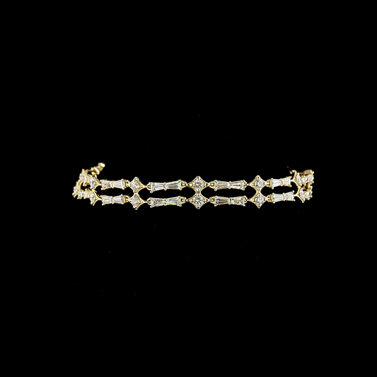 4.99 CTTW AB Lab Grown Diamond Special Bracelet 7" (E Color and VS1 Clarity)