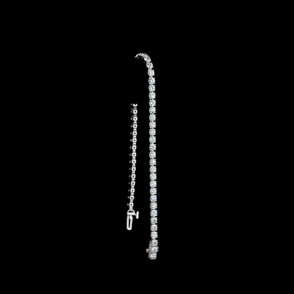 4.47 CTTW Round Lab Diamond Tennis Bracelet (E Color and VS1 Clarity)
