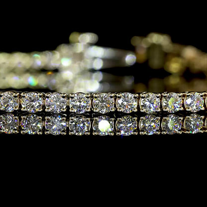2.96 CTTW Round Lab Grown Diamond Tennis Bracelet 7" (E Color and VS1 Clarity)