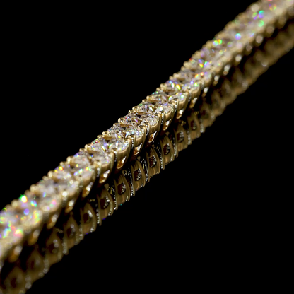 4.64 CTTW Round Lab Grown Diamond Tennis Bracelet 6" (E Color and VS1 Clarity)