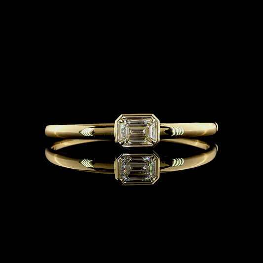 5.10 CT Emerald Lab Grown Diamond Bangles Bracelet (F Color and VVS2 Clarity)