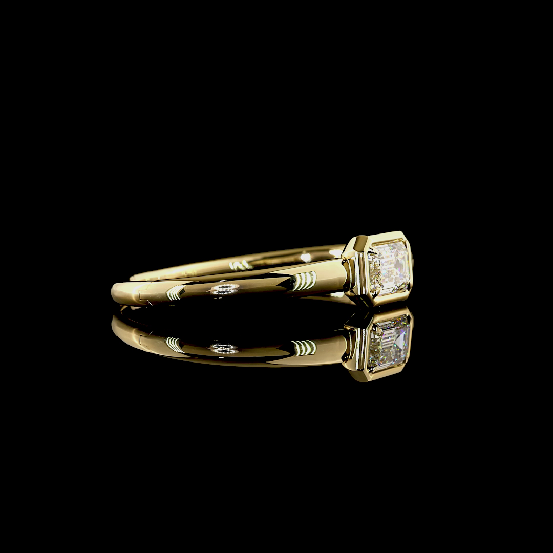 5.10 CT Emerald Lab Grown Diamond Bangles Bracelet (F Color and VVS2 Clarity)
