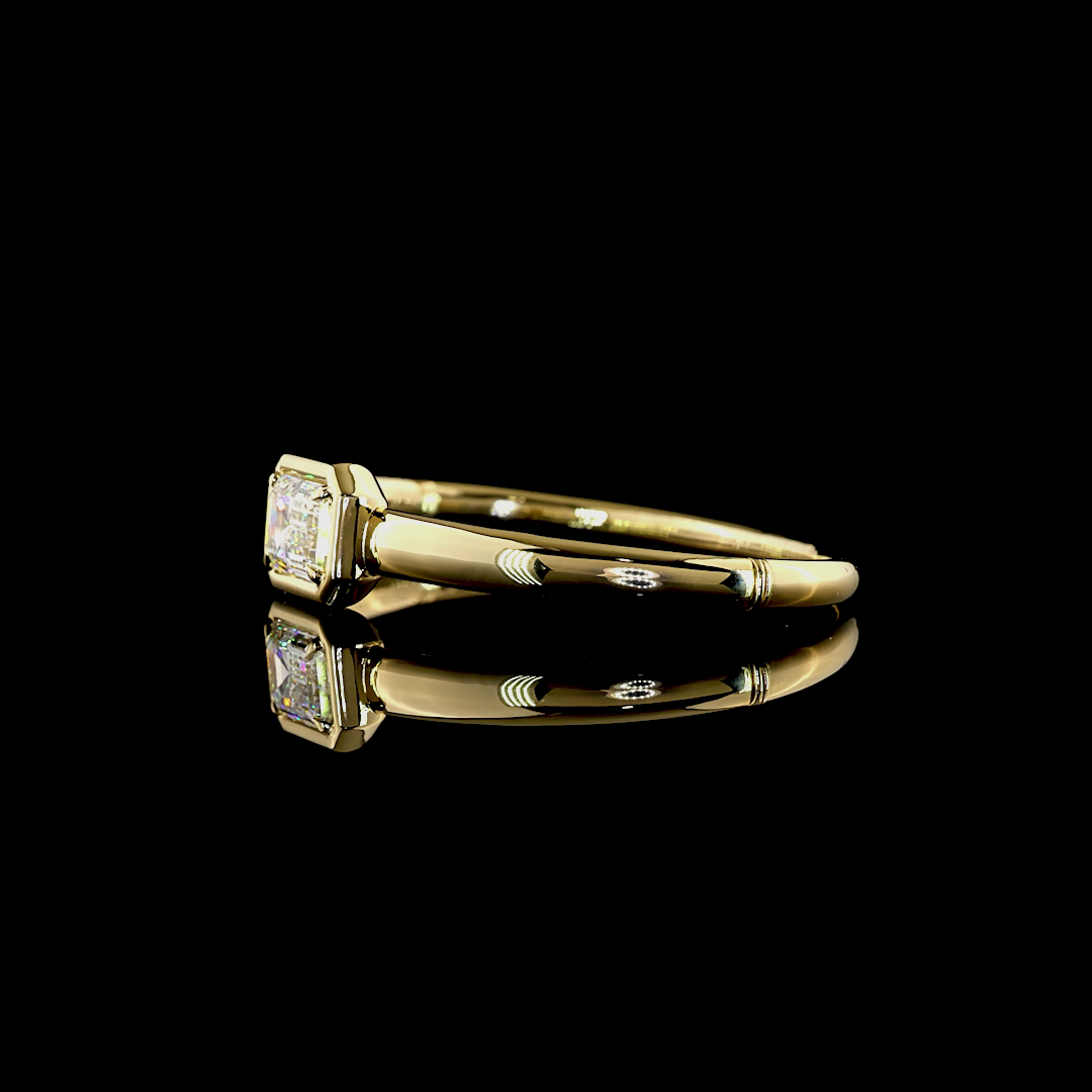 5.10 CT Emerald Lab Grown Diamond Bangles Bracelet (F Color and VVS2 Clarity)